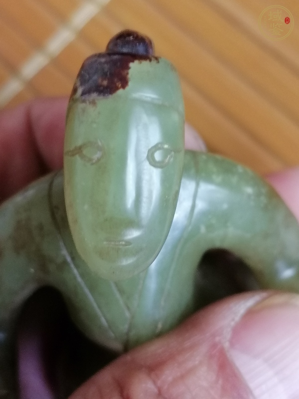 古玩提油仿古“玉舞人”真品鑒賞圖