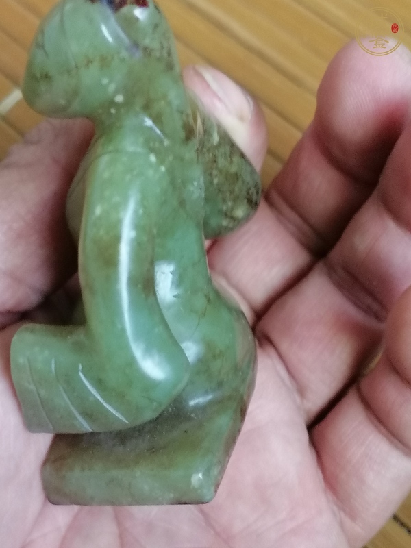 古玩玉器提油仿古“玉舞人”真品鑒賞圖