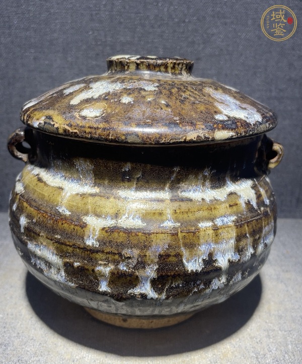 古玩復(fù)窯蓋罐真品鑒賞圖