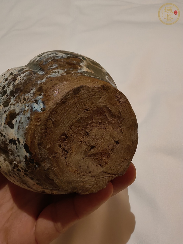 古玩窯變釉瓜棱瓶真品鑒賞圖