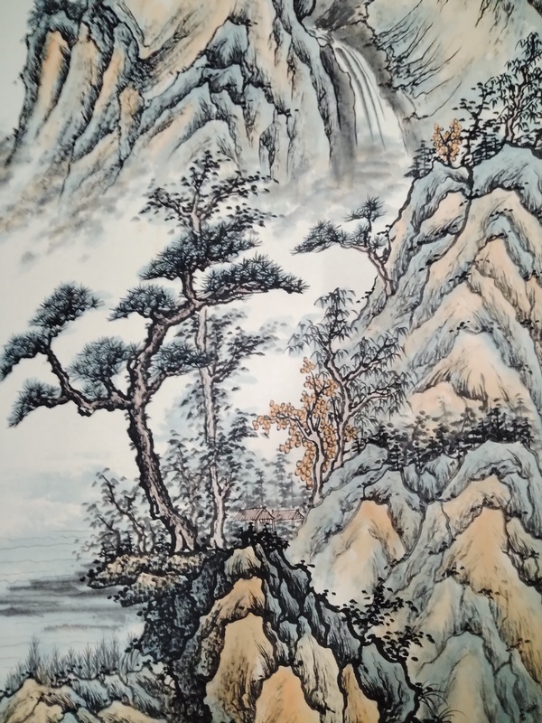 古玩字畫王輝山水拍賣，當前價格1888元