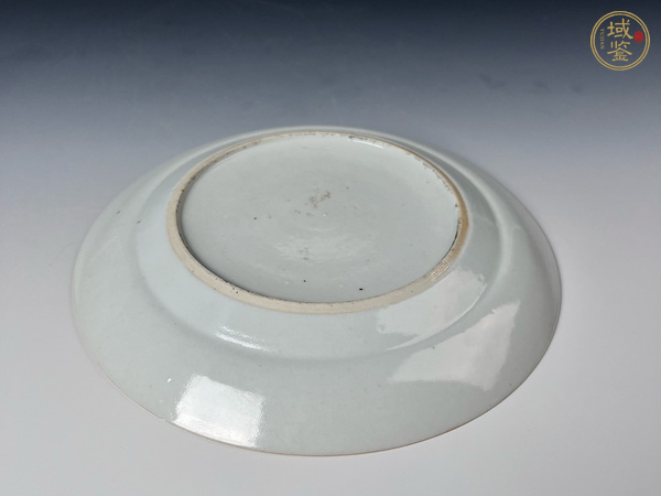 古玩陶瓷清晚期 廣彩花鳥紋盤真品鑒賞圖