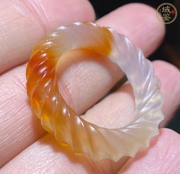 古玩玉器瑪瑙環(huán)真品鑒賞圖