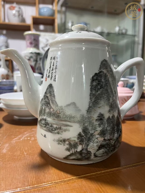 古玩陶瓷粉彩壺真品鑒賞圖