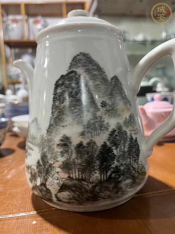 古玩陶瓷粉彩壺真品鑒賞圖