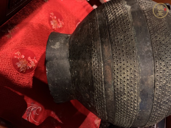 古玩銅器獸耳銅瓶真品鑒賞圖