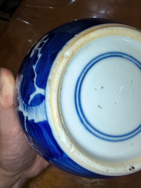 古玩陶瓷青光緒冰梅罐拍賣(mài)，當(dāng)前價(jià)格880元