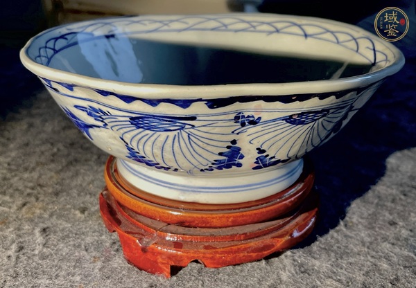 古玩清末民初青花碗真品鑒賞圖