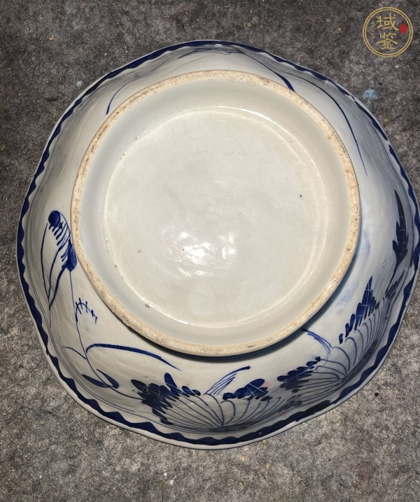 古玩陶瓷清末民初青花碗真品鑒賞圖