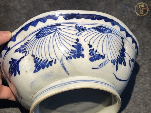 古玩陶瓷清末民初青花碗真品鑒賞圖