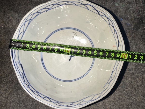 古玩陶瓷清末民初青花碗拍賣，當前價格130元
