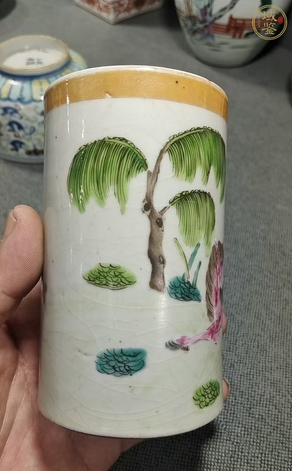 古玩筆筒真品鑒賞圖