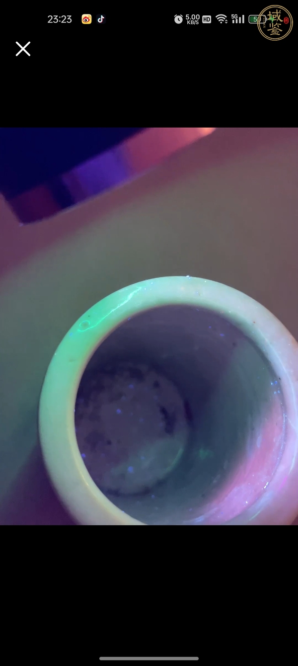 古玩陶瓷筆筒真品鑒賞圖