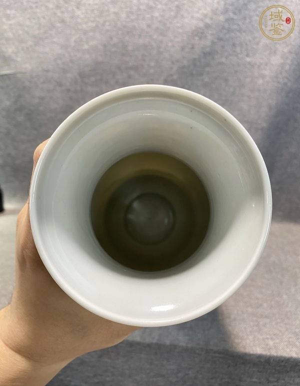 古玩陶瓷人物紋粉彩棒槌瓶真品鑒賞圖