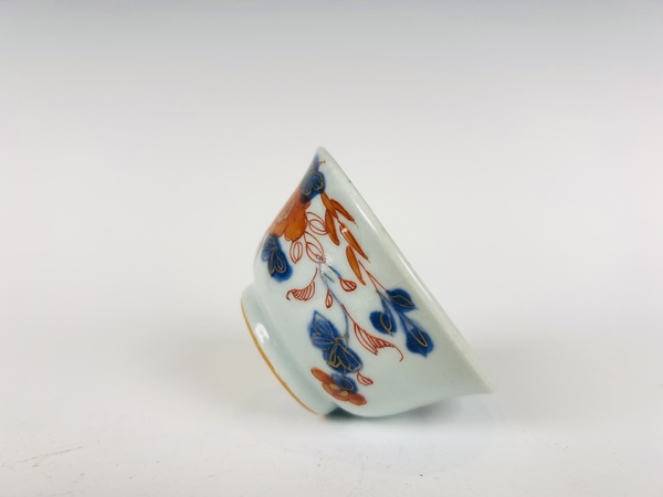 古玩陶瓷清康熙·礬紅描金花鳥杯碟拍賣，當前價格198元