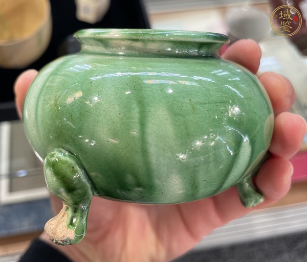 古玩三彩真品鑒賞圖