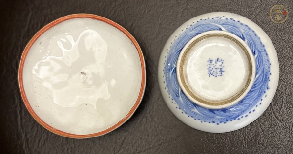 古玩陶瓷淺浮雕龍紋蓋盒真品鑒賞圖