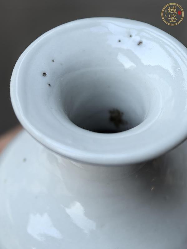 古玩陶瓷青花花卉紋柳葉瓶真品鑒賞圖