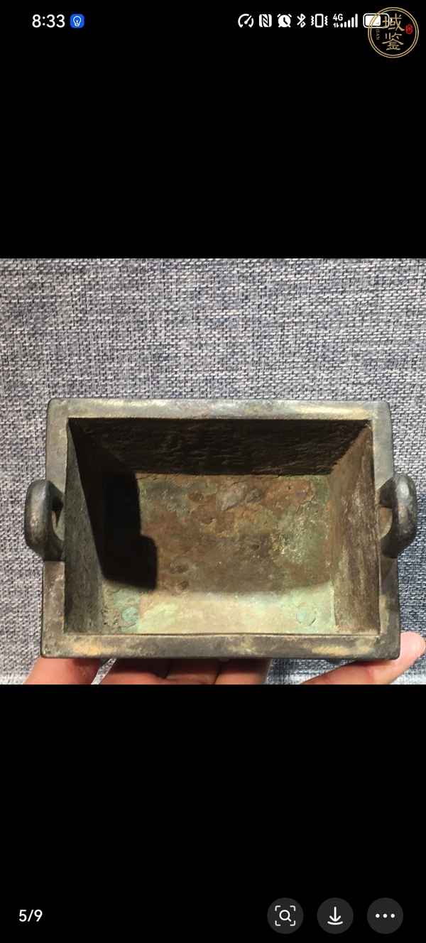 古玩銅器爐子真品鑒賞圖