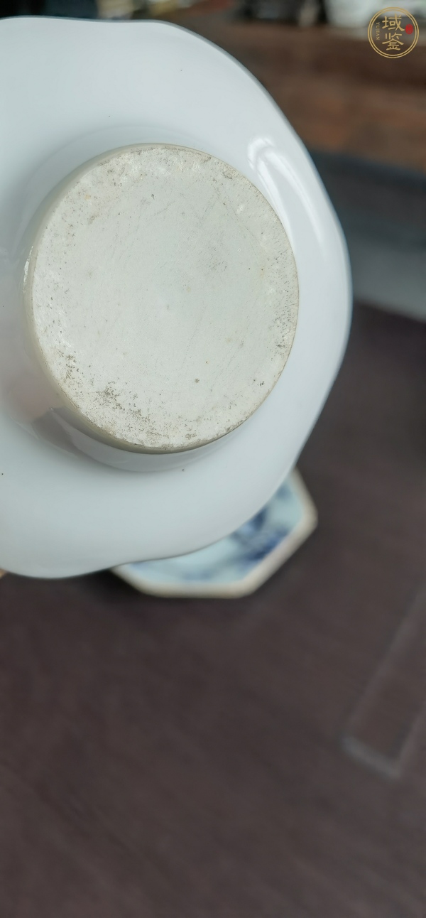古玩陶瓷油粉彩和合二仙蓋碗真品鑒賞圖