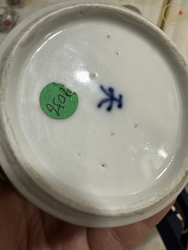 古玩陶瓷青花博古紋天字罐真品鑒賞圖