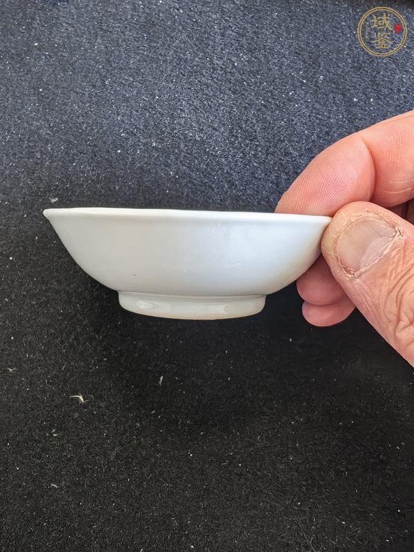 古玩陶瓷松石綠粉彩花卉紋盤真品鑒賞圖