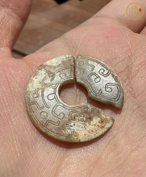 古玩玉玦真品鑒賞圖