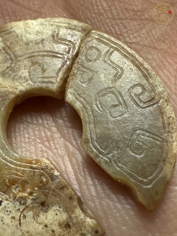 古玩玉器玉玦真品鑒賞圖
