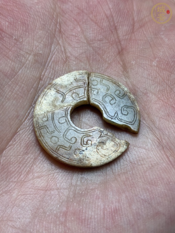 古玩玉器玉玦真品鑒賞圖