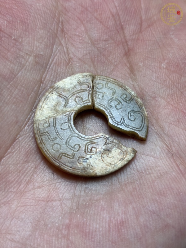 古玩玉器玉玦真品鑒賞圖