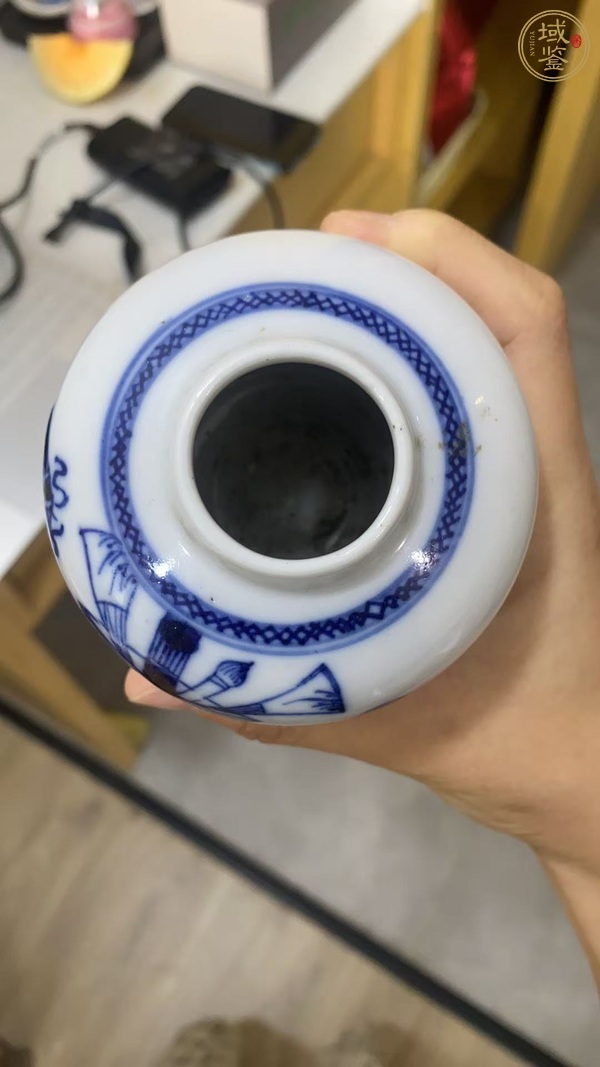 古玩陶瓷青花天字罐真品鑒賞圖