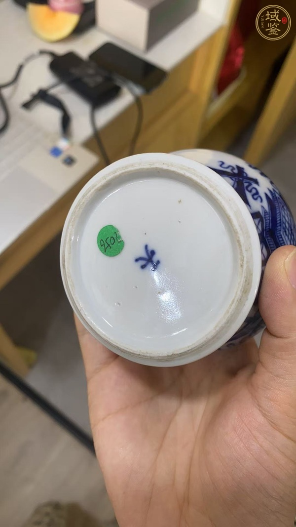 古玩陶瓷青花天字罐真品鑒賞圖