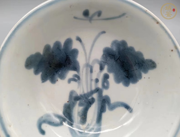 古玩萊菔紋青花盤真品鑒賞圖