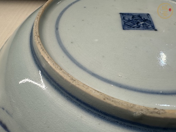 古玩陶瓷青花盤真品鑒賞圖