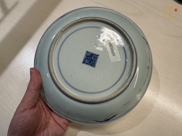 古玩陶瓷青花盤真品鑒賞圖