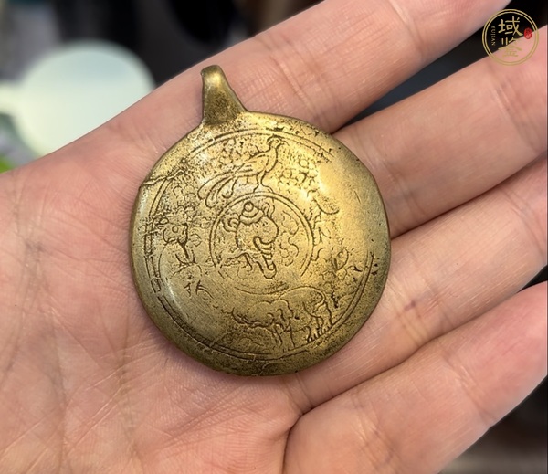 古玩銅器九宮牌真品鑒賞圖