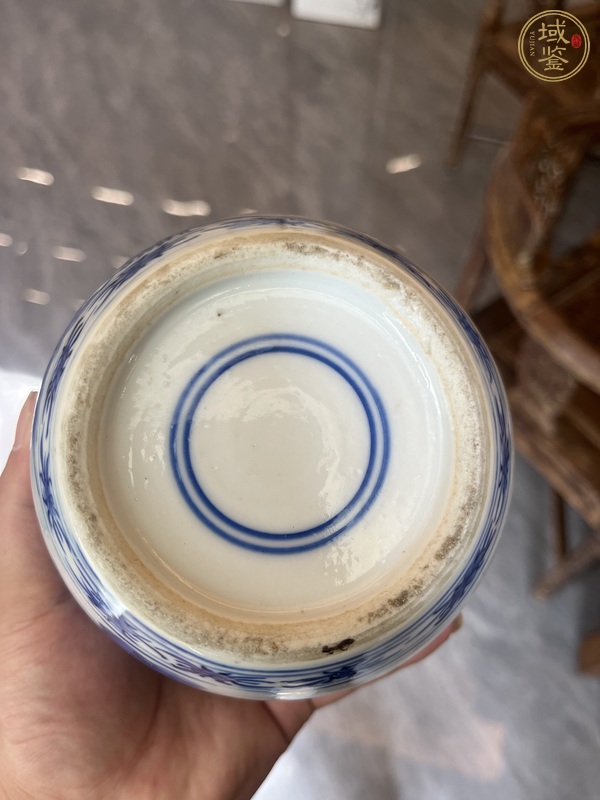 古玩陶瓷人物故事紋沙口罐真品鑒賞圖