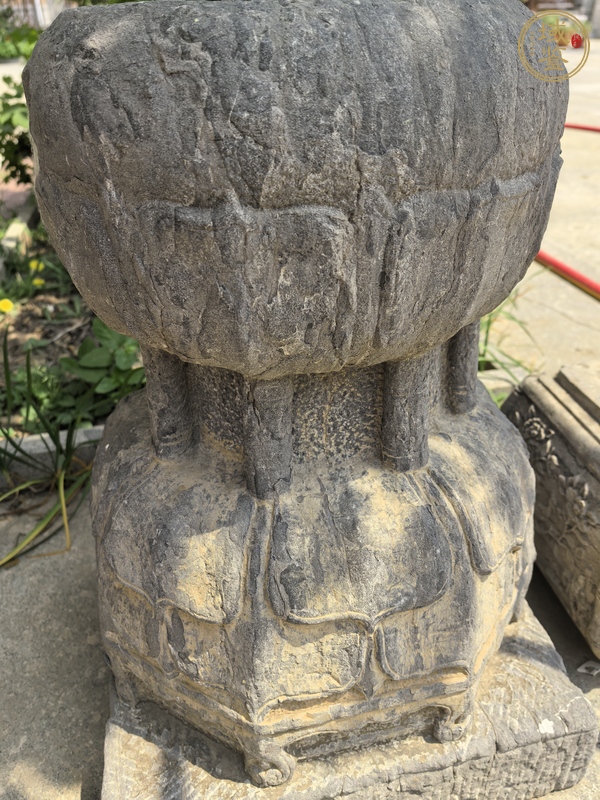 古玩雜項柱墩真品鑒賞圖