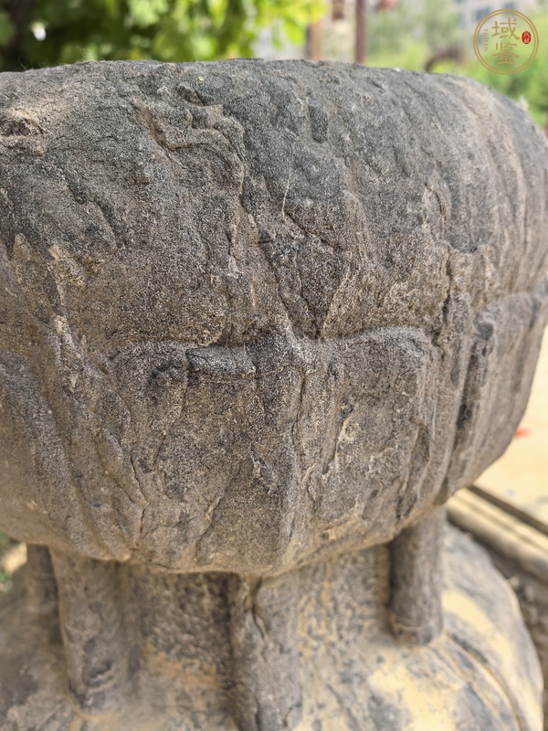 古玩雜項柱墩真品鑒賞圖