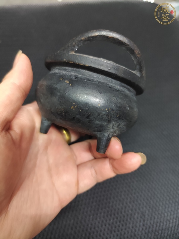 古玩銅器橋耳爐真品鑒賞圖