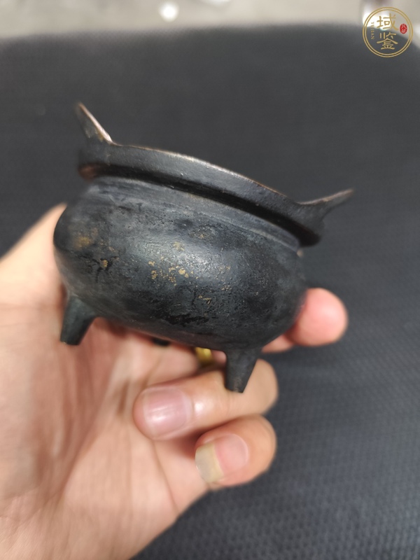 古玩銅器橋耳爐真品鑒賞圖