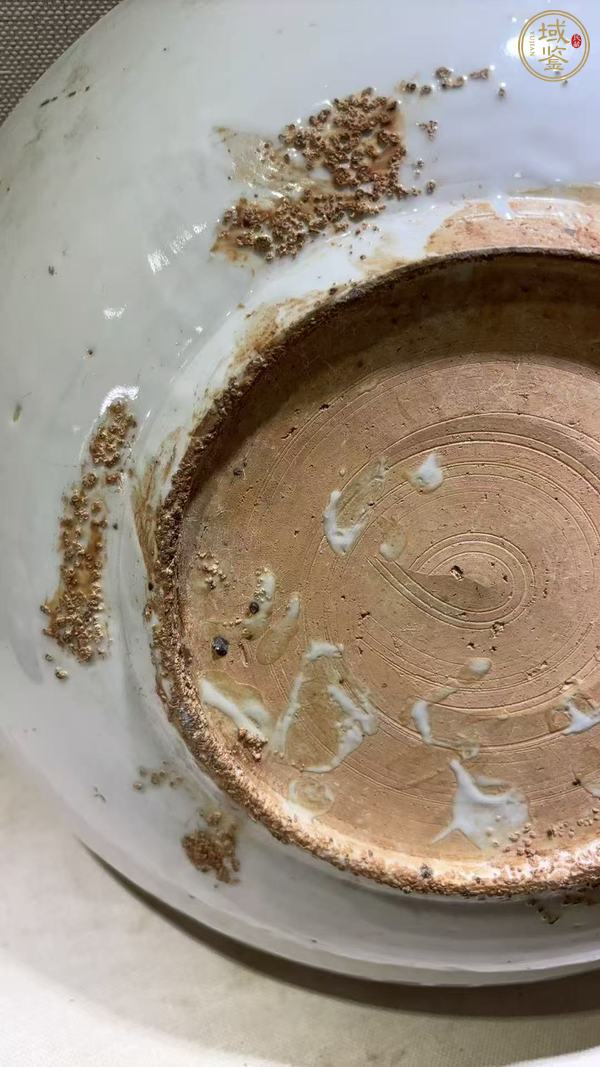 古玩陶瓷晚明漳州窯五彩大盤真品鑒賞圖