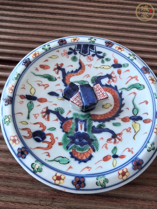 古玩陶瓷日仿萬歷五彩真品鑒賞圖