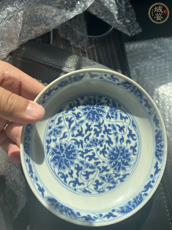 古玩青花盤真品鑒賞圖