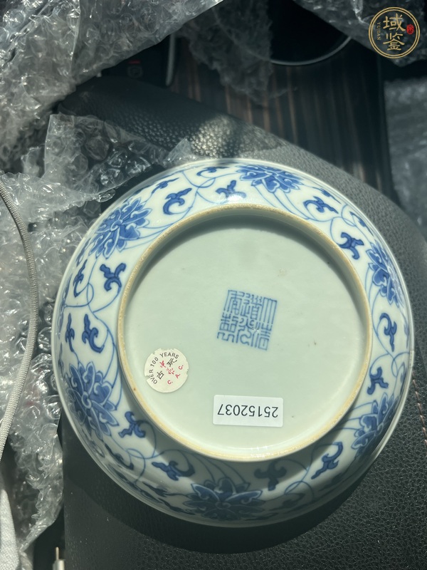 古玩陶瓷青花盤真品鑒賞圖