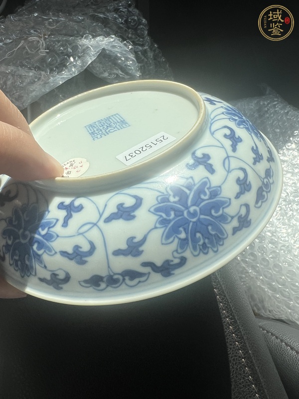 古玩陶瓷青花盤真品鑒賞圖
