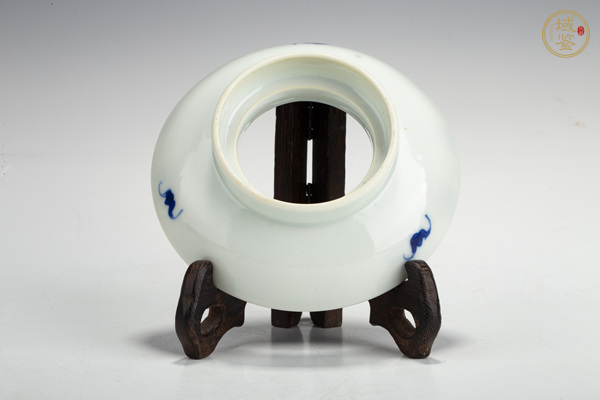 古玩陶瓷清道光·青花壽字紋三才蓋碗真品鑒賞圖