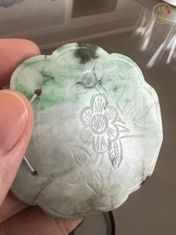 古玩玉器翡翠雕“麒麟如意”鎖佩真品鑒賞圖