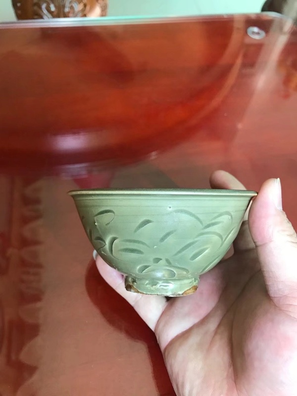 古玩轉(zhuǎn)賣北宋耀州窯刻花亂刀牡丹碗拍賣，當(dāng)前價(jià)格0元