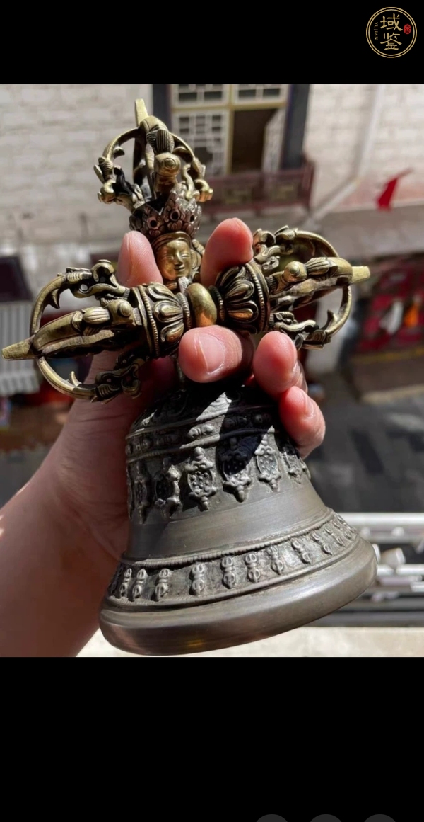 古玩銅器金剛鈴杵真品鑒賞圖